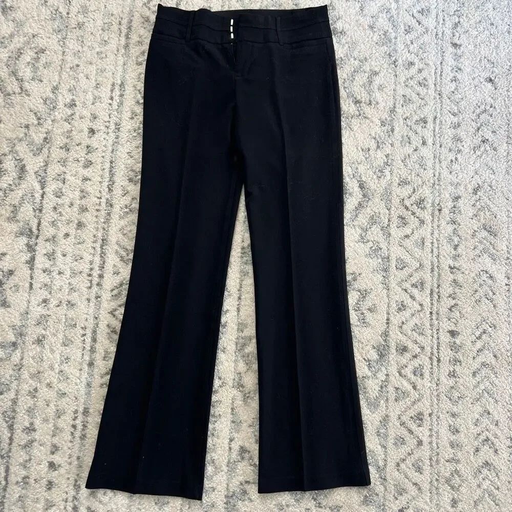 Women’s Black Flare Slacks